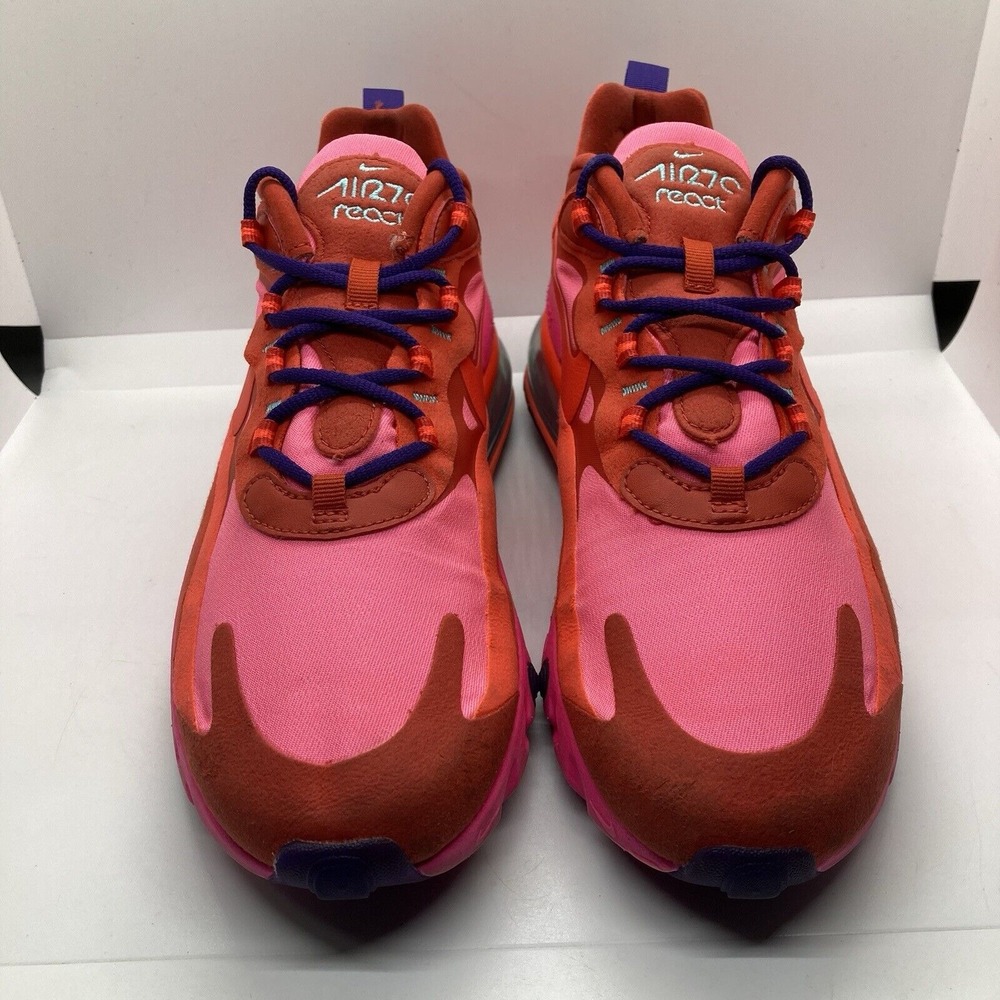 Nike Air Max React Pink and Orange Men's Shoes